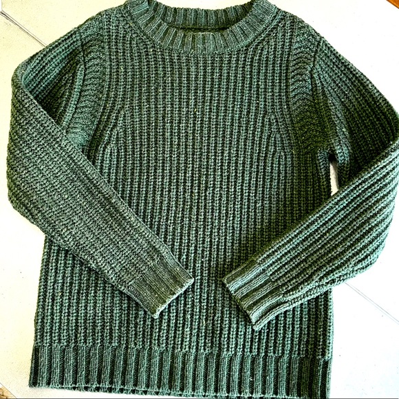 REI Other - REI COOPERATIVE sweater WOOL Crewneck KNIT green SWEATER long sleeves WARM M